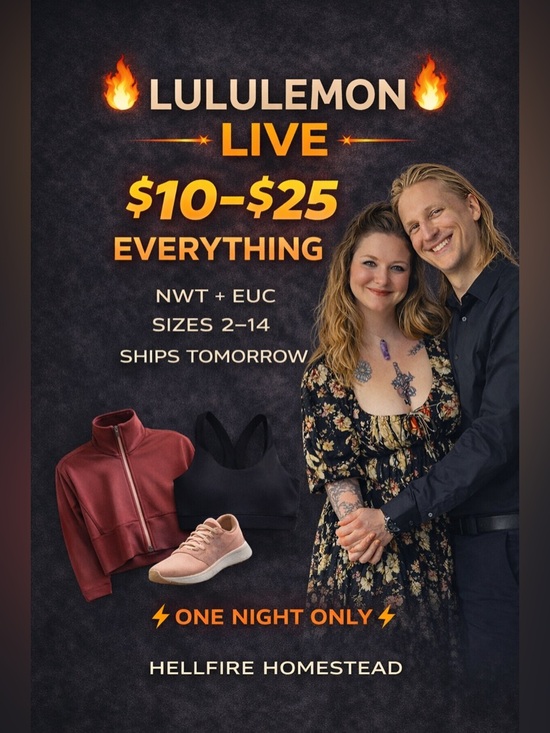 lululemon athletica Other - 🔥4/16 $10-$25 LULULEMON SHOW🔥✨LIVE SHOW FLYER 🎉 LIKE to be notified